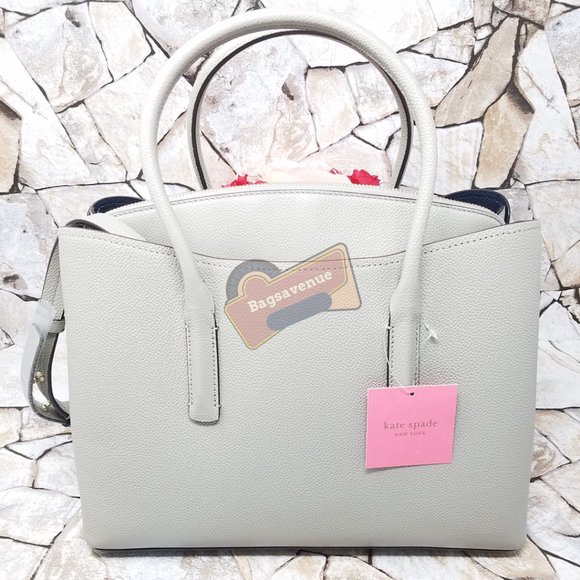 True Taupe Margaux Large Satchel Kate Spade - Picture 9 of 12